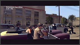 Najwyższa pora podjąć próbę uratowania dwóch ostatnich marines i w tym celu po powrocie do radiowozu zaplanuj podróż do lokacji [Hollywood Post Office - 1615 Wilcox Boulevard] #1 - Case 16 - Manifest Destiny (4) | Główne śledztwa w LA Noire - L.A. Noire - poradnik do gry