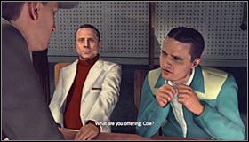 Sheldon potwierdzi swoją obecność na statku, ale odmówi przyznania się do kradzieży - Case 16 - Manifest Destiny (4) | Główne śledztwa w LA Noire - L.A. Noire - poradnik do gry