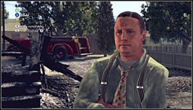 Kontynuuj rozmowę, zadając pytanie Suburban Redevelopment (Fundusz Suburban Redevelopment Fund) #1 - Case 17 - The Gas Man (1) | Główne śledztwa w LA Noire - L.A. Noire - poradnik do gry