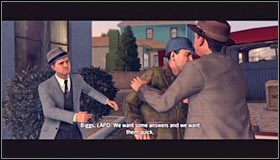 Gra ponownie da Ci swobodę w kwestii kolejności odnajdywania instalatorów, przy czym ja proponuję wybierać się do kolejnych miejsc w oparciu o listę zadań z notatnika głównego bohatera - Case 17 - The Gas Man (3) | Główne śledztwa w LA Noire - L.A. Noire - poradnik do gry