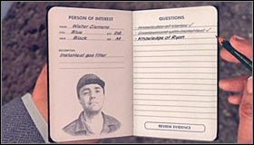 Walter opowie jedynie o kontrakcie z InstaHeat, zupełnie pomijając temat licencji, tak więc wciśnij ponownie przycisk X (Doubt) #1 - Case 17 - The Gas Man (3) | Główne śledztwa w LA Noire - L.A. Noire - poradnik do gry
