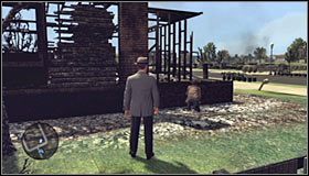 Udaj się w stronę zniszczonego domu #1 i następnie nieznacznie skręć w prawo - Case 18 - A Walk in Elysian Fields (2) | Główne śledztwa w LA Noire - L.A. Noire - poradnik do gry
