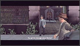 Gra wyświetli teraz kilka dłuższych scenek przerywnikowych, dając Ci między innymi okazję do spotkania się z Royem Earlem #1, próbującym nakłonić głównego bohatera do rezygnacji z dalszego śledztwa - Case 18 - A Walk in Elysian Fields (2) | Główne śledztwa w LA Noire - L.A. Noire - poradnik do gry