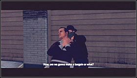 Po kilku chwilach ponownie skręć w prawo, wybierając wąskie przejście #1 - Masked Gunman | Przestępstwa w LA Noire - L.A. Noire - poradnik do gry