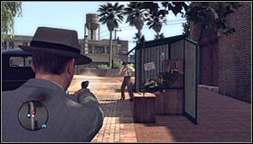 Ścigany mężczyzna przebiegnie wkrótce z lewej strony na prawą #1 - Vengeful Ex; Running Battle | Przestępstwa w LA Noire - L.A. Noire - poradnik do gry