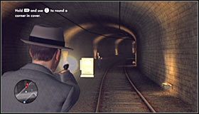 Ostrożnie zbliż się do torów i zaczekaj aż przejedzie wagonik metra #1 - Unsuccessful Holdup | Przestępstwa w LA Noire - L.A. Noire - poradnik do gry