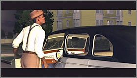 Po dotarciu na miejsce gra automatycznie wyświetli scenkę przerywnikową, która będzie miała dosyć nietypowy przebieg - The Badger Game | Przestępstwa w LA Noire - L.A. Noire - poradnik do gry