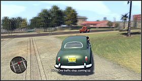 Znajdziesz się teraz na dłuższej prostej #1 i będzie to pierwsze z wielu miejsc, w których gra pozwoli na zbliżenie się do uciekającego auta celem przestrzelenia jego opon - Hot Property | Przestępstwa w LA Noire - L.A. Noire - poradnik do gry