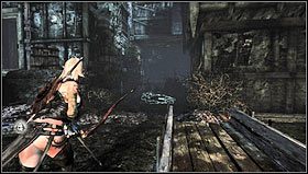 Przeciskając się dalej uliczkami staniemy do kolejnej walki, podczas której zamordowane zostanie kobieta stająca na balkonie chaty po prawej [1] - Rozdział 1- Miasto Dyfed (sekcje 1.1-1.2) | Opis przejścia Hunted Kuźnia Demona - Hunted: Kuźnia Demona - poradnik do gry