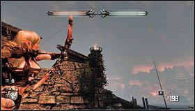 Po prawej za machiną odnajdziemy kompletny kryształ leżący pod murem, na którego szczycie znajduje się znicz - Rozdział 4- Miasto Llyr | Opis przejścia Hunted Kuźnia Demona - Hunted: Kuźnia Demona - poradnik do gry