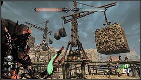 Zaraz po wyjściu na świeże powietrze po prawej stronie odnajdziemy zwłoki oraz kryształ [1] - Rozdział 5- Mury Kala Moor | Opis przejścia Hunted Kuźnia Demona - Hunted: Kuźnia Demona - poradnik do gry