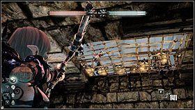 W kolejnej części kanałów można znaleźć bombę [1], jej wybuch odsłoni niewielki pokój z magicznym orężem, kryształem oraz złotem - Rozdział 5- Mury Kala Moor | Opis przejścia Hunted Kuźnia Demona - Hunted: Kuźnia Demona - poradnik do gry