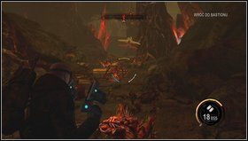 Naprawiamy wskazaną stację z ulepszeniami, a następnie używamy jej - Wykopaliska | Opis przejścia Red Faction Armageddon - Red Faction: Armageddon - poradnik do gry