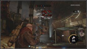 Po drugiej stronie pokonujemy wrogów [1] i strącamy drugą baterię - Umocnienia Bastionu | Opis przejścia Red Faction Armageddon - Red Faction: Armageddon - poradnik do gry