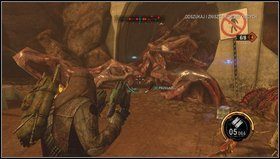 Skręcamy drogą w prawo i niszczymy kolejnych przeciwników oraz kokony - Misje z Red Faction | Opis przejścia Red Faction Armageddon - Red Faction: Armageddon - poradnik do gry