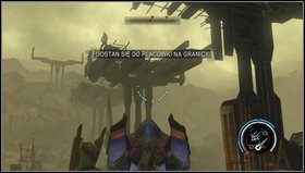 Kierując robotem strzelamy do pojedynczych wrogów z podstawowego działa (lewy przycisk myszy) a do grupek i budynków rakietami (środkowy przycisk myszy) - Maruder i walka z Halem | Opis przejścia Red Faction Armageddon - Red Faction: Armageddon - poradnik do gry