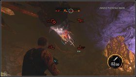 Dotrzeć do kolejnych macek można na dwa zasadnicze sposoby - albo przemieszczać się powoli i walczyć, albo omijać wrogów i biec - Królowa i powrót do Terraformera | Opis przejścia Red Faction Armageddon - Red Faction: Armageddon - poradnik do gry