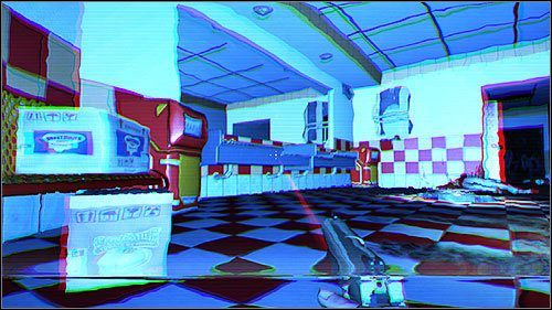 Po pudełkach dostaniesz się na umywalki, a z nich do otworu w ścianie - 12.1. Duke Burger (1) | Kampania w Duke Nukem Forever - Duke Nukem Forever - poradnik do gry