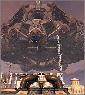 Statek Matka to ogromna, latająca forteca wyposażona w trzy działa laserowe - Bossowie | Wrogowie w Duke Nukem Forever - Duke Nukem Forever - poradnik do gry