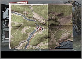 Przejdź przez mostek na wprost gospody Toma, a po drugiej stronie maszeruj w prawo - do hotelu - Fałszywe zeznanie Murraya | Rozdział 1 | Black Mirror III - Black Mirror III - poradnik do gry