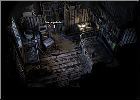 Teraz możesz wyciąć piłą otwór w podłodze przy tylnych drzwiach, przez który wydostań się na zewnątrz - Chata w lesie | Rozdział 1 | Black Mirror III - Black Mirror III - poradnik do gry