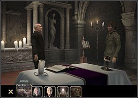 Pora rozmówić się z księdzem, przenieś się zatem do Warmhill - Grób mojego ojca (2) | Rozdział 2 | Black Mirror III - Black Mirror III - poradnik do gry