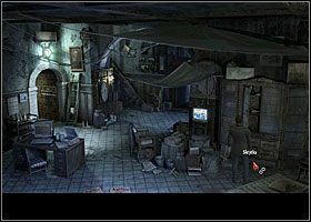 W trakcie przeglądania zawartości komputera Phila Adrian kliknie opcję odblokowania i przy kredensie po prawej da się słyszeć charakterystyczny odgłos - Kim jest Phil | Rozdział 2 | Black Mirror III - Black Mirror III - poradnik do gry