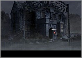 Wyjdź na zewnątrz i przed opuszczeniem posesji schowaj w kontenerze na odpadki obrzyn i pistolet Phila - Kim jest Phil | Rozdział 2 | Black Mirror III - Black Mirror III - poradnik do gry