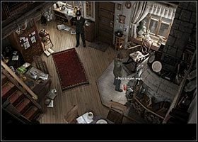 Znalazłszy się w mieszkaniu miss Valley, zwróć uwagę na leżący na podłodze przy schodach (po lewej) notatnik - Czarna kula | Rozdział 4 | Black Mirror III - Black Mirror III - poradnik do gry