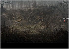 Za pośrednictwem mapki przenieś się na wschodnie bagno (po prawej), gdzie przyjrzyj się bagnu (po lewej) oraz stosowi kamieni (pośrodku) - do ekwipunku bohatera trafi list do Adriana Gordona - Gdzie jesteś, Mordred? | Rozdział 4 | Black Mirror III - Black Mirror III - poradnik do gry