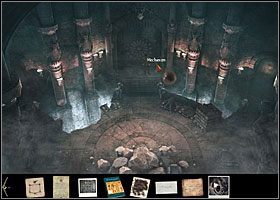 Potrzebujesz czegoś, by ją stamtąd wydostać, a sposób jest nieco makabryczny: mianowicie oderwij rękę Luisowi i nią przepchnij kulę bliżej drugiego wylotu szczeliny, skąd ją po prostu wyjmij - Akademia | Rozdział 4 | Black Mirror III - Black Mirror III - poradnik do gry