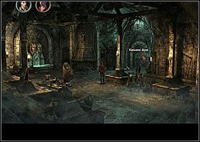 Maszeruj zatem tajemnym przejściem ujawnionym w miejscu, gdzie zapadł się ołtarz - Laboratorium Mordreda | Rozdział 6 | Black Mirror III - Black Mirror III - poradnik do gry