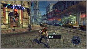 Po rozpoczęciu etapu biegnij za swoją towarzyszką na południe [1] - Moment napędowy | Opis przejścia nieSławny inFamous 2 - nieSławny: inFamous 2 - poradnik do gry