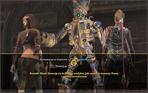 Nasz wybór nie ma żadnego wpływu na dalszy bieg wydarzeń. - Zadanie poboczne - mediacje | Akt 3 | Dungeon Siege III - Dungeon Siege III - poradnik do gry