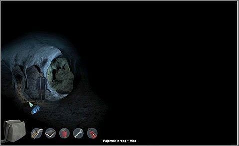 Do stojącej tam misy nalej trochę ropy z pojemnika i podpal ją zapalniczką - Poszukaj odpowiedzi w jaskini | Dzień 3 | Alpha Polaris - Alpha Polaris - opis przejścia - poradnik do gry