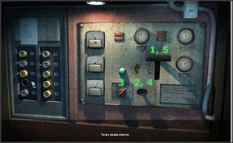 By uruchomić generator, przesuń w dół dźwignię oraz dławik, po czym przekręć włącznik - Uruchom generator | Noc 4 | Alpha Polaris - Alpha Polaris - opis przejścia - poradnik do gry