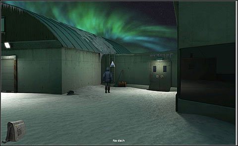 Kiedy zechcesz wrócić do stacji, okaże się, że przed wejściem znajduje się oszalały Alisteir - Wróć do budynku | Noc 4 | Alpha Polaris - Alpha Polaris - opis przejścia - poradnik do gry