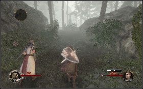 Po walce skieruj się do opuszczonego pospiesznie obozu przy drodze, gdzie znajdziesz skrzynię #6 [1] - Misja 2 - Las Mgieł | Opis przejścia The First Templar - The First Templar - poradnik do gry