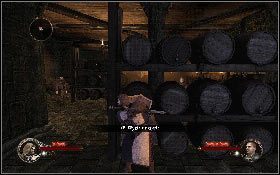 Wciśnij shift, aby przejść w tryb skradania się i przejdź za plecami dwóch strażników z lewej [1] - Misja 3 - Inkwizycja | Opis przejścia The First Templar - The First Templar - poradnik do gry