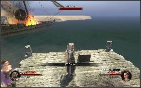 Po uratowaniu wieśniaka zejdź na plac z prawej - Misja 7 - Aszkelon | Opis przejścia The First Templar - The First Templar - poradnik do gry