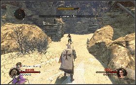 Następnie udaj na górę schodów z prawej [1] - Misja 7 - Aszkelon | Opis przejścia The First Templar - The First Templar - poradnik do gry