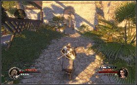 Następnie skieruj się w lewo, rozpraw się z kilkoma wartownikami i otwórz drzwi do celi [1], co umożliwi więźniom ucieczkę - Misja 9 - Posiadłość Ibelinów | Opis przejścia The First Templar - The First Templar - poradnik do gry