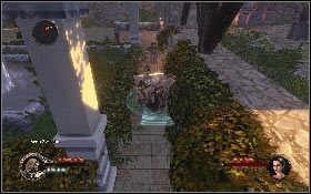 Zacznij opuszczać ogród eliminując po drodze oddziały wrogów [1] - Misja 9 - Posiadłość Ibelinów | Opis przejścia The First Templar - The First Templar - poradnik do gry