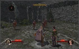 Rusz przed siebie i omiń grupę mnichów - Misja 10 - La Rochelle | Opis przejścia The First Templar - The First Templar - poradnik do gry