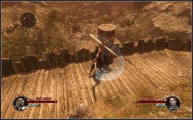 Wróć na chodnik, gdzie walczyłeś z łucznikami i dojdź do jego prawego końca - Misja 11 - Gorejący las | Opis przejścia The First Templar - The First Templar - poradnik do gry