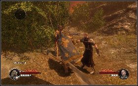 Punktem docelowym obydwu ścieżek jest drewniana budowla - Misja 11 - Gorejący las | Opis przejścia The First Templar - The First Templar - poradnik do gry