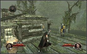 Idąc dalej natkniesz się na żołnierzy grożących wieśniakowi, ich również wykończ po cichu [1] - Misja 12 - Bagna (1) | Opis przejścia The First Templar - The First Templar - poradnik do gry