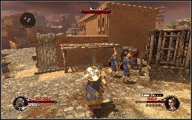 Potem przejdź przez przejście z lewej - Misja 13 - Pustynna osada | Opis przejścia The First Templar - The First Templar - poradnik do gry