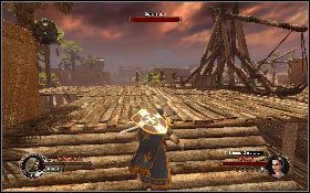 Po rozbiciu dwóch małych oddziałów skręć w lewo - Misja 13 - Pustynna osada | Opis przejścia The First Templar - The First Templar - poradnik do gry