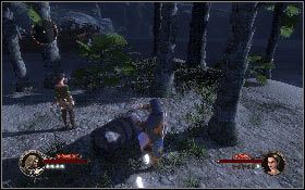 Zejdź na dół i przejdź na drugą stronę drogi - Misja 14 - Pustynna osada | Opis przejścia The First Templar - The First Templar - poradnik do gry